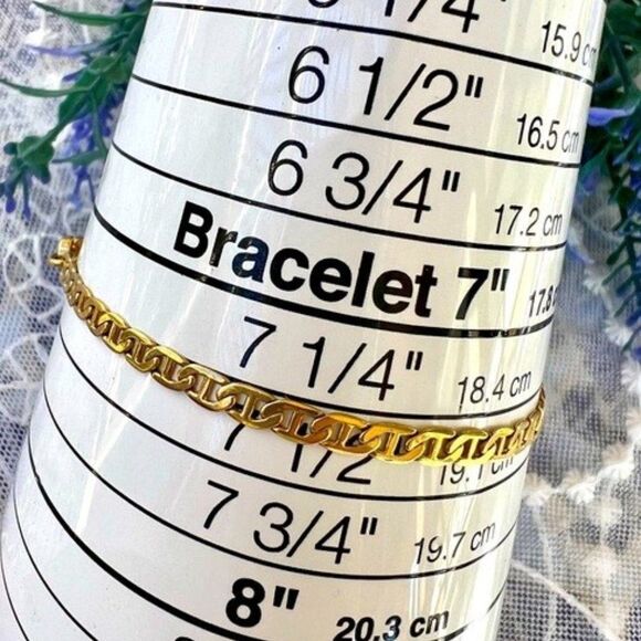 Vintage Gold Mariner’s Chain Bracelet - Picture 6 of 6